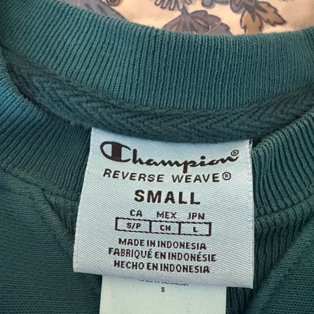 Vintage champions women’s cropped crewneck